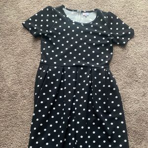 Lularoe Polkadot Amelia Dress